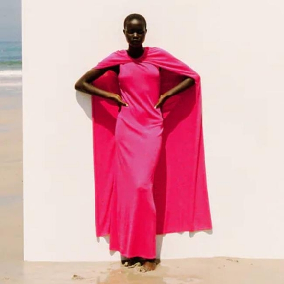 Zara Dress Bright Pink - Picture 11 of 14